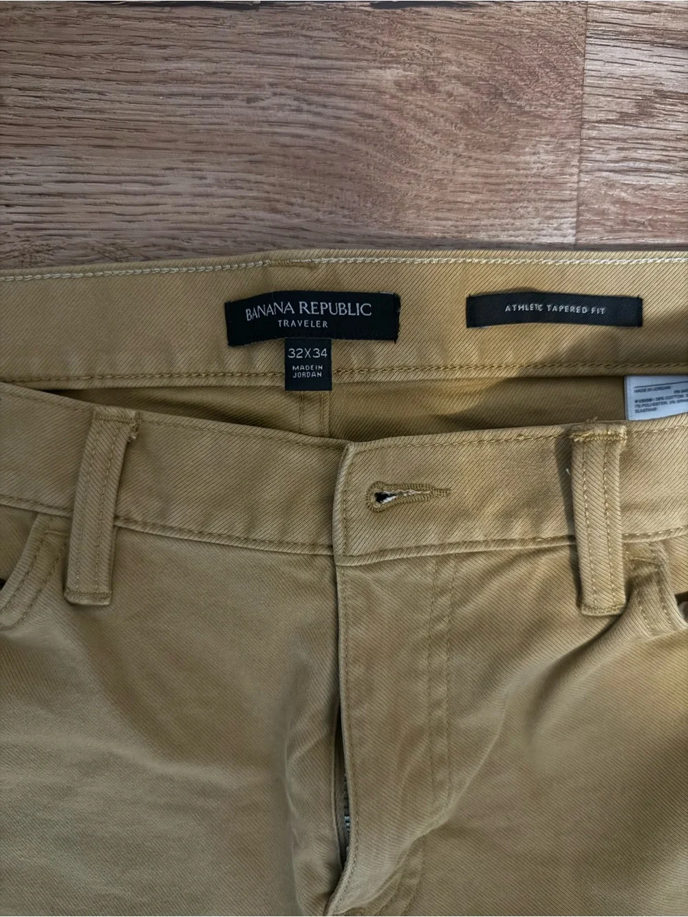 Banana Republic Slim Chinos in Mustard